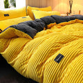 Cozy Warm Corduroy Velvet Bedding Set – Modern Bedroom Essentials