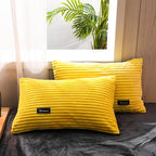 Cozy Warm Corduroy Velvet Bedding Set – Modern Bedroom Essentials