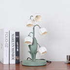 Floral Indoor Table Lamp – Elegant Orchid Design