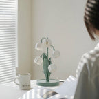 Floral Indoor Table Lamp – Elegant Orchid Design