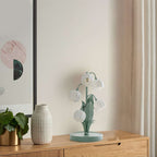 Floral Indoor Table Lamp – Elegant Orchid Design