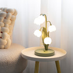 Floral Indoor Table Lamp – Elegant Orchid Design