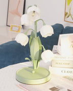 Floral Indoor Table Lamp – Elegant Orchid Design