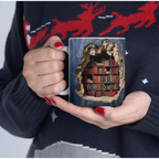 Literary Haven Mug - Your Bookshelf Companion