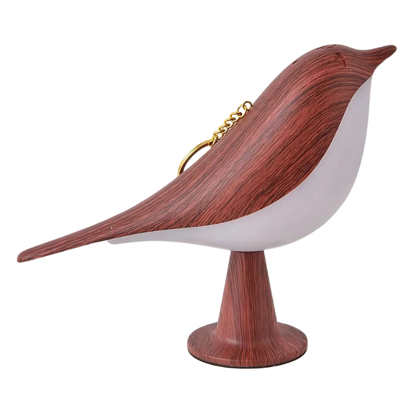 Night Light with Wood Appearance, Gentle Glow, and Aroma Feature
