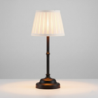Touch Dimmable LED Table Lamp - Cordless and Rechargeable in Brass