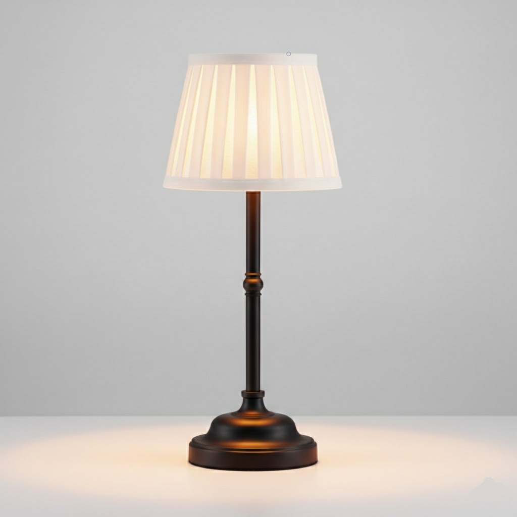 Touch Dimmable LED Table Lamp - Cordless and Rechargeable in Brass