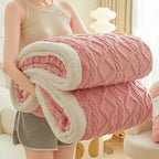 CozySoft Plush Layered Comfort Throw Blanket