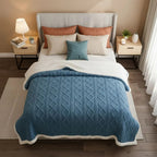 CozySoft Plush Layered Comfort Throw Blanket
