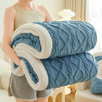 CozySoft Plush Layered Comfort Throw Blanket