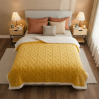 CozySoft Plush Layered Comfort Throw Blanket