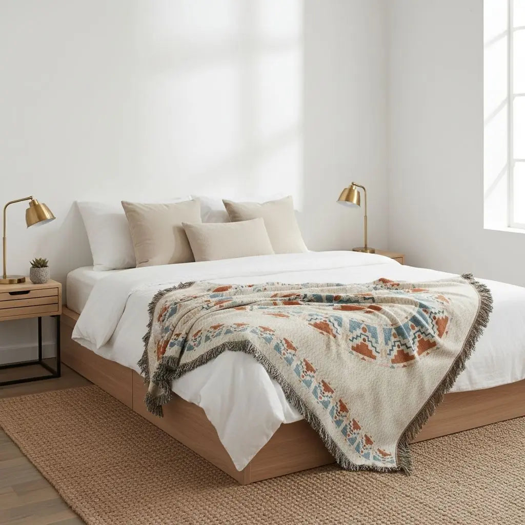LunaDream Woven Throw Blanket
