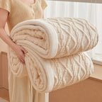 CozySoft Plush Layered Comfort Throw Blanket