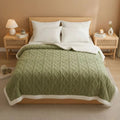CozySoft Plush Layered Comfort Throw Blanket
