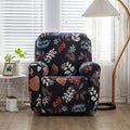 Stretchy Fabric Recliner Cover with Side Pockets - Durable Design