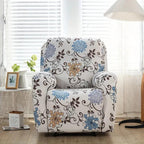 Stretchy Fabric Recliner Cover with Side Pockets - Durable Design
