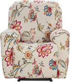 Stretchy Fabric Recliner Cover with Side Pockets - Durable Design