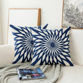 Stylish Home Decor Cushion – Soft Blue Throw Pillow, 17.72 x 17.72 inches