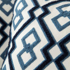 Stylish Home Decor Cushion – Soft Blue Throw Pillow, 17.72 x 17.72 inches