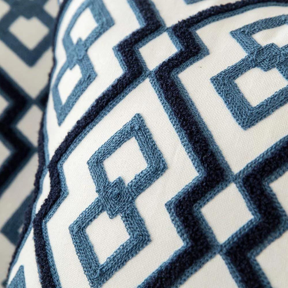Stylish Home Decor Cushion – Soft Blue Throw Pillow, 17.72 x 17.72 inches