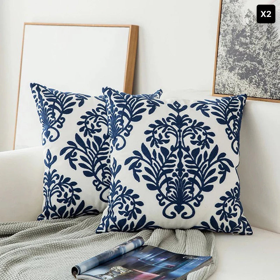 Stylish Home Decor Cushion – Soft Blue Throw Pillow, 17.72 x 17.72 inches