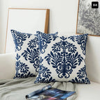 Stylish Home Decor Cushion – Soft Blue Throw Pillow, 17.72 x 17.72 inches