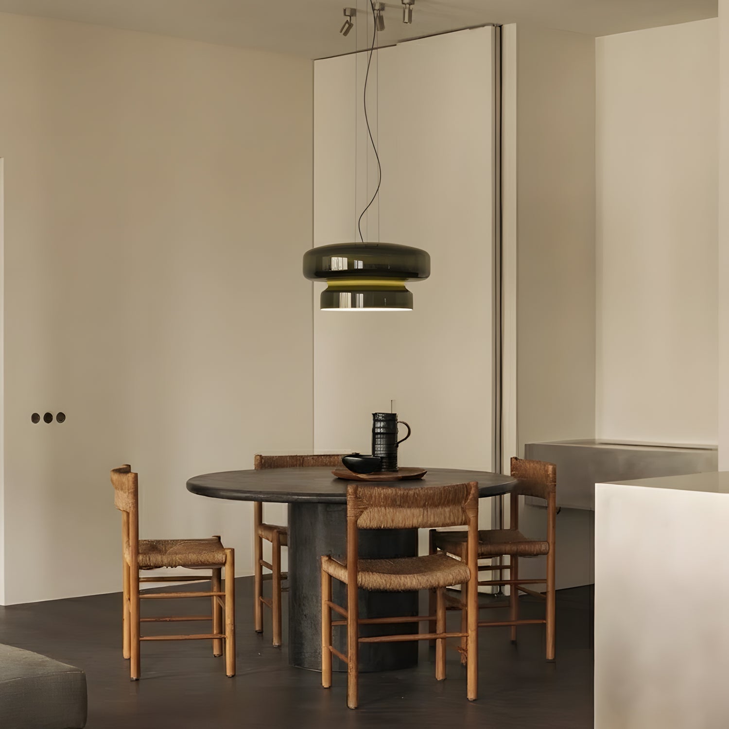 Stylish Glass Pendant Light for Contemporary Kitchen Areas