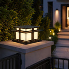 Elegant Outdoor Pillar Light - Sturdy Design for Garden & Pathways