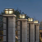 Elegant Outdoor Pillar Light - Sturdy Design for Garden & Pathways