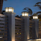 Elegant Outdoor Pillar Light - Sturdy Design for Garden & Pathways