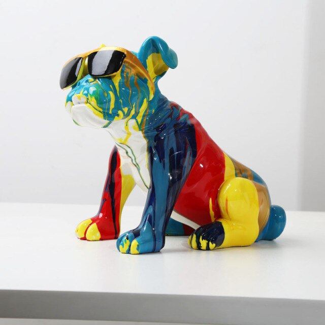 Striking Bully Artwork – Eco-Friendly Resin Art for Contemporary Home Decor