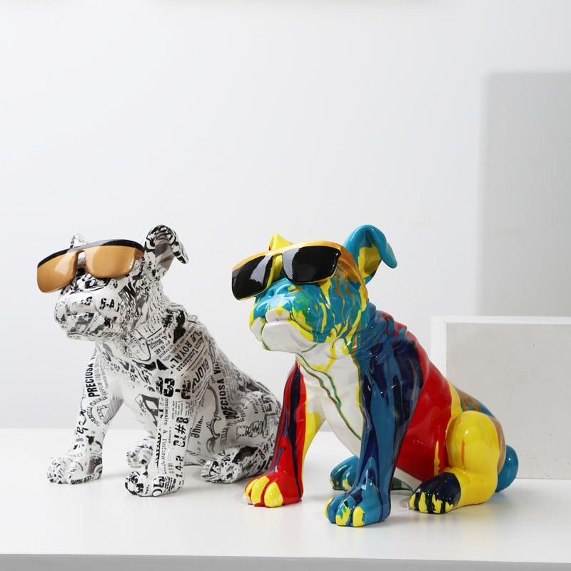 Striking Bully Artwork – Eco-Friendly Resin Art for Contemporary Home Decor