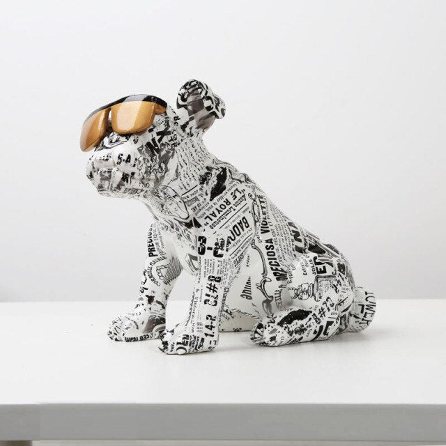 Striking Bully Artwork – Eco-Friendly Resin Art for Contemporary Home Decor