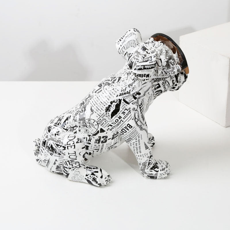 Striking Bully Artwork – Eco-Friendly Resin Art for Contemporary Home Decor
