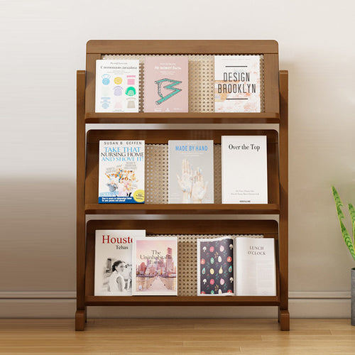 3-Tier Storage Shelf | Bamboo and Synthetic Rattan | Modern Home Decor