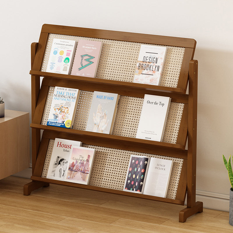 3-Tier Storage Shelf | Bamboo and Synthetic Rattan | Modern Home Decor