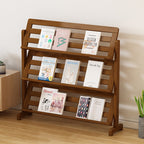 3-Tier Storage Shelf | Bamboo and Synthetic Rattan | Modern Home Decor
