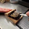 Wooden Handle Oyster Opener Tool - Sturdy Shell Opening Device