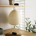 Stylish Floor Lamp with Japanese Rice Paper for Living Room Illumination
