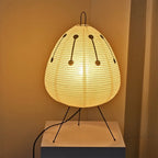 Stylish Floor Lamp with Japanese Rice Paper for Living Room Illumination