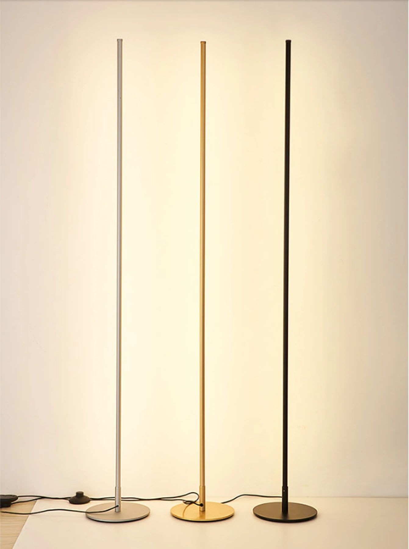 Contemporary Minimalist Floor Lamp for Living Room Illumination