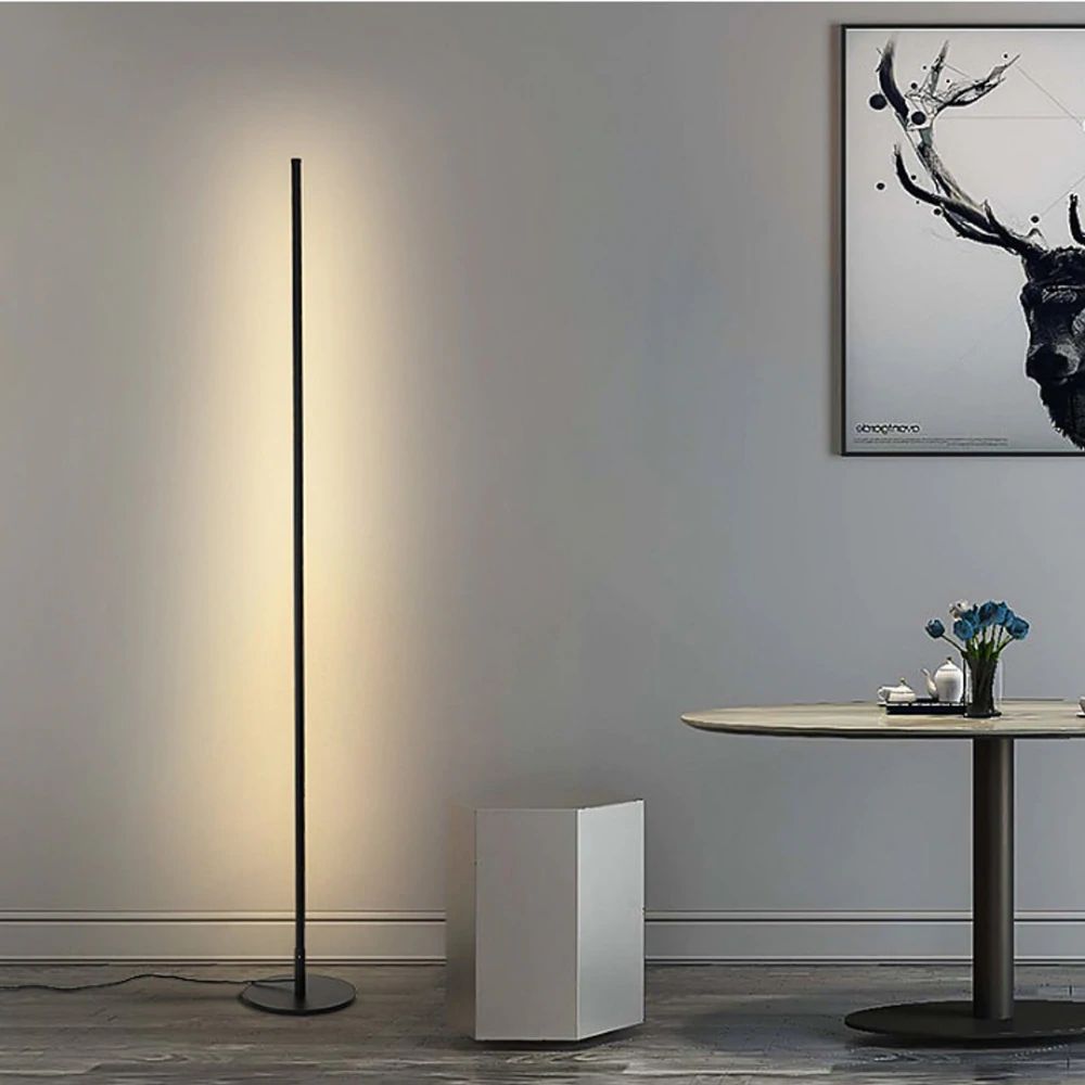 Contemporary Minimalist Floor Lamp for Living Room Illumination