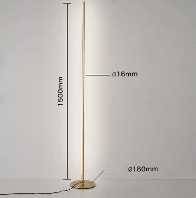 Contemporary Minimalist Floor Lamp for Living Room Illumination