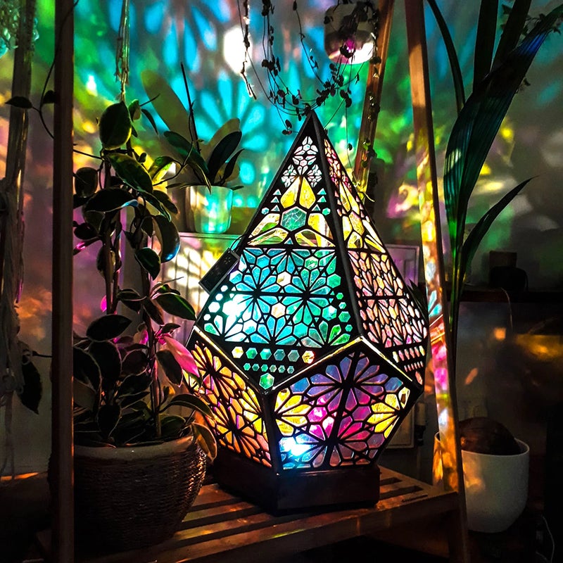Multicolor Bohemian Floor Lamp – Stylish Home Lighting