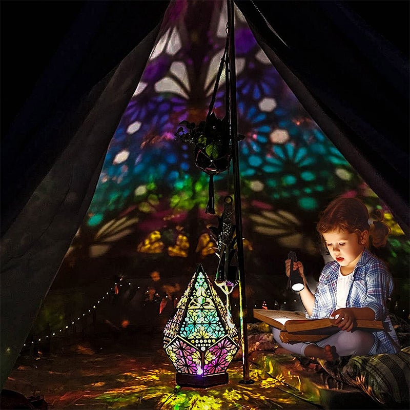 Multicolor Bohemian Floor Lamp – Stylish Home Lighting