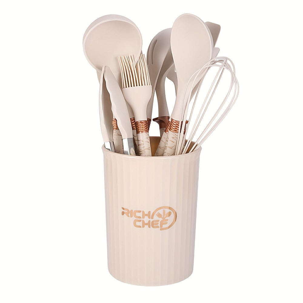 Stylish Silicone Cooking Utensil Set – Non-Stick Kitchen Tools