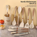 Stylish Silicone Cooking Utensil Set – Non-Stick Kitchen Tools
