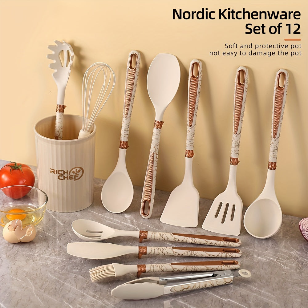 Stylish Silicone Cooking Utensil Set – Non-Stick Kitchen Tools