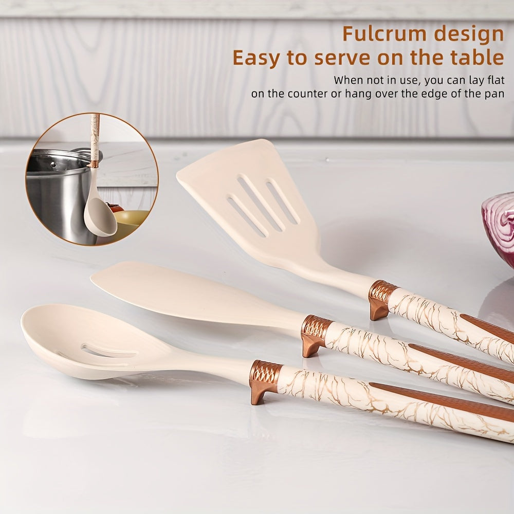 Stylish Silicone Cooking Utensil Set – Non-Stick Kitchen Tools