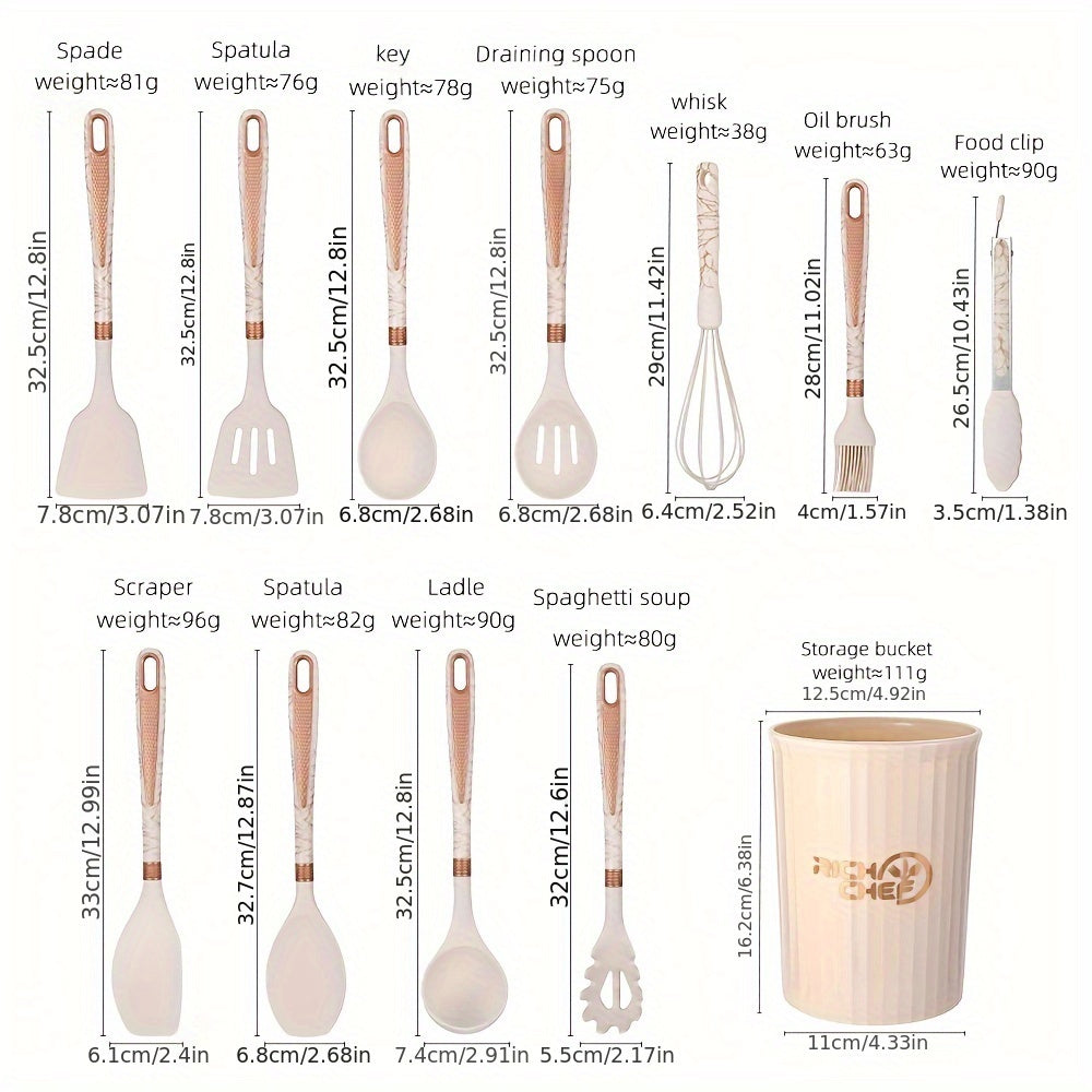 Stylish Silicone Cooking Utensil Set – Non-Stick Kitchen Tools